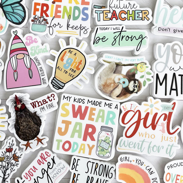 Today I Will Be Strong Sticker