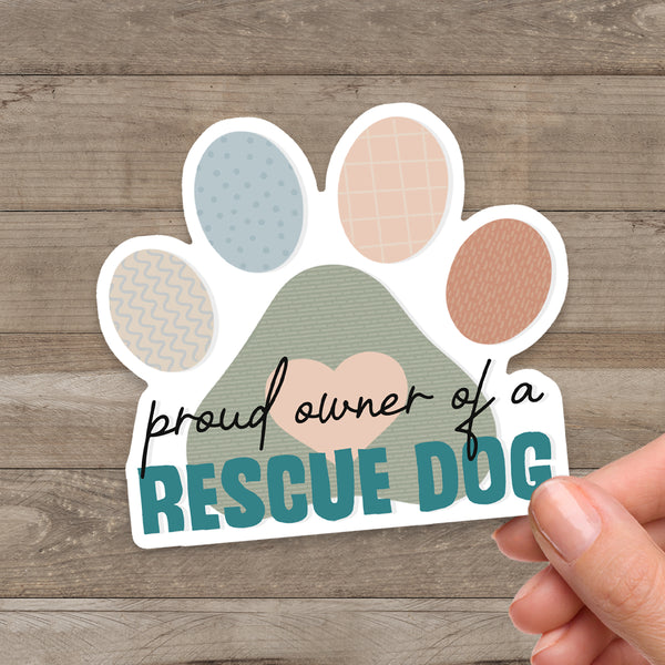 Rescue Dog Sticker