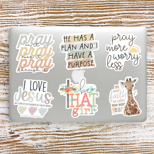 He Has A Plan And I Have A Purpose Sticker