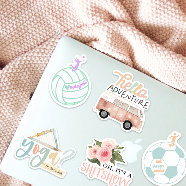 Hello Adventure Pink Van