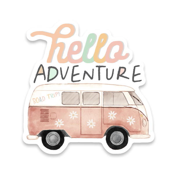 Hello Adventure Pink Van