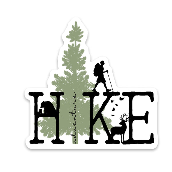 Hiker Adventure Sticker