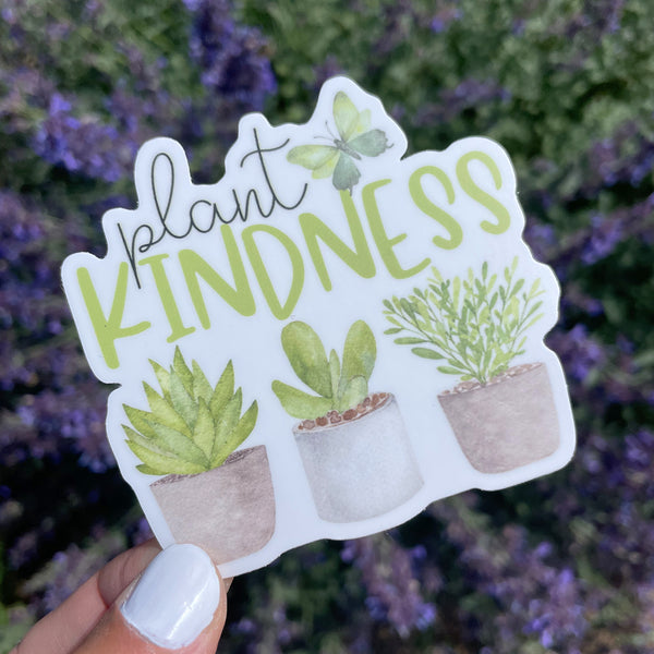 Plant Kindness Sticker
