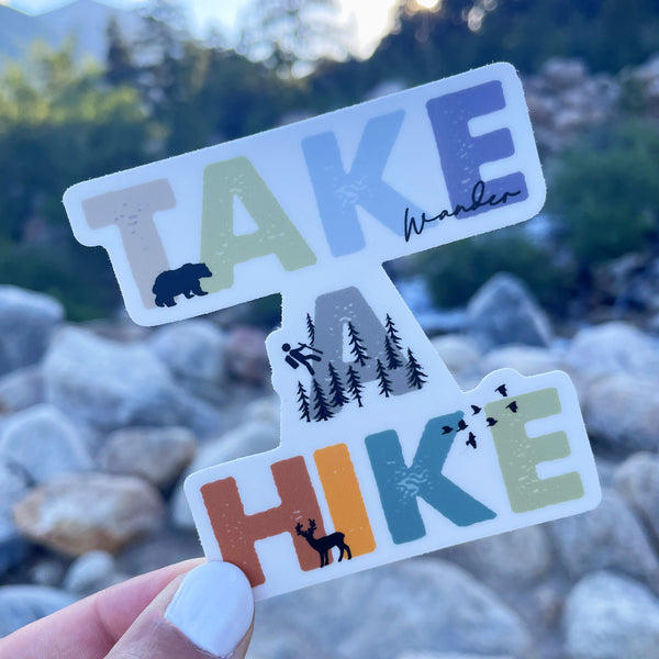 Take A Hike Sticker