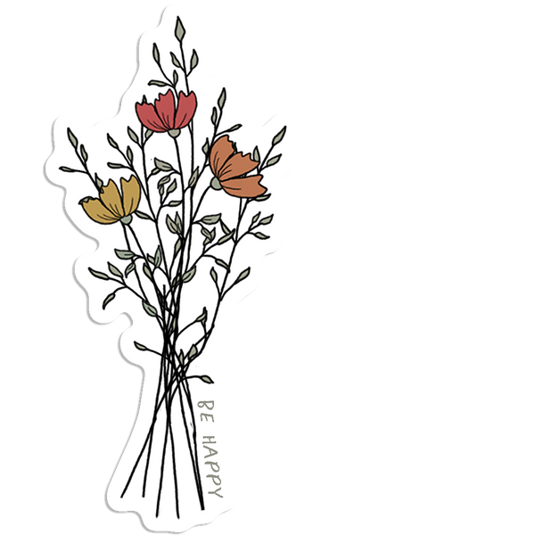 Wildflower Bunch Sticker