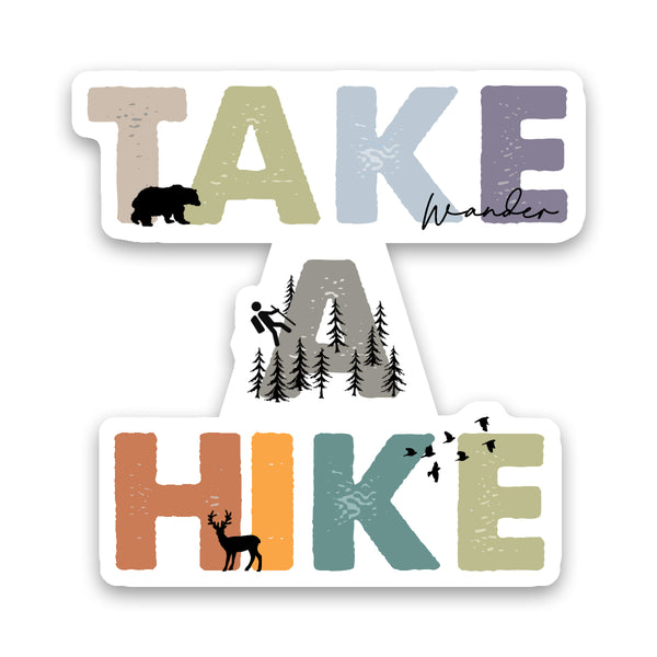 Take A Hike Sticker