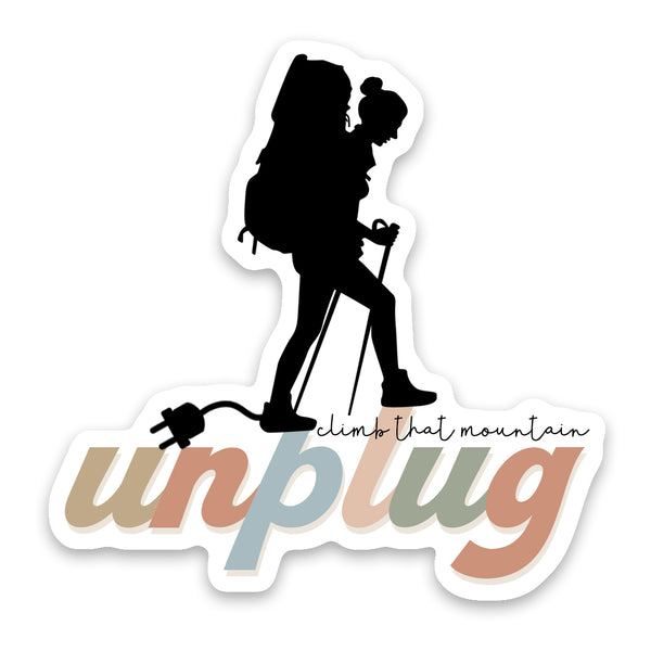 Unplug Sticker