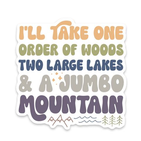 Jumbo Mountain Sticker