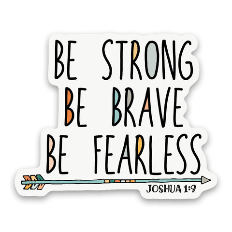Be Fearless Arrow Sticker