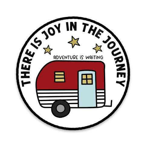 Joy In The Journey Camper Sticker