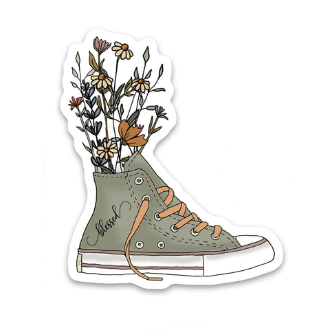 Flower Shoe Sticker