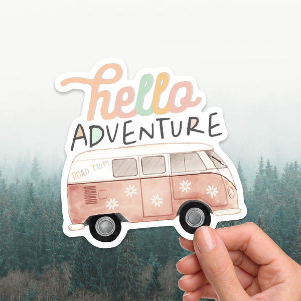 Hello Adventure Pink Van