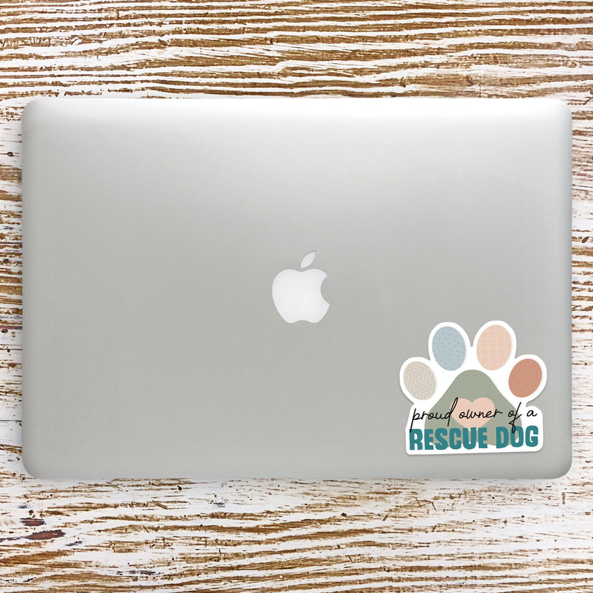 Rescue Dog Sticker – Scenic Route Design Co.