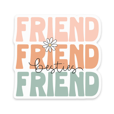 Besties Friend Sticker