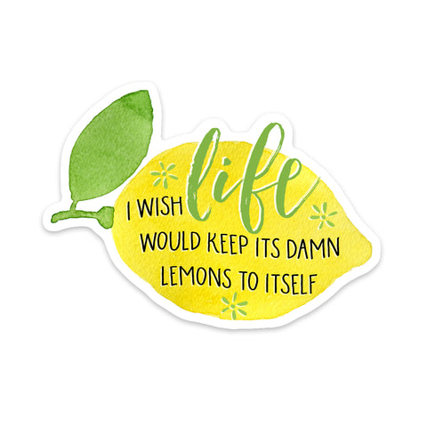 Damn Lemons Sticker