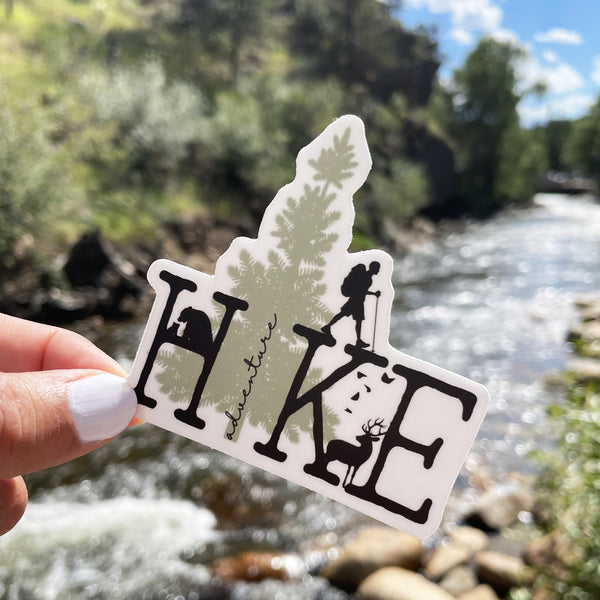 Hiker Adventure Sticker