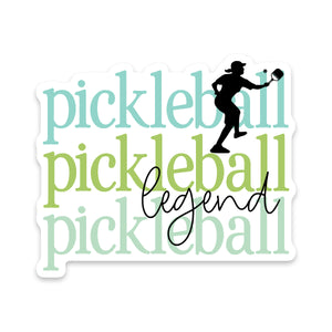 Pickleball Legend Sticker