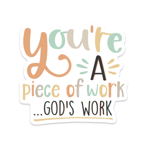 God's Work Sticker