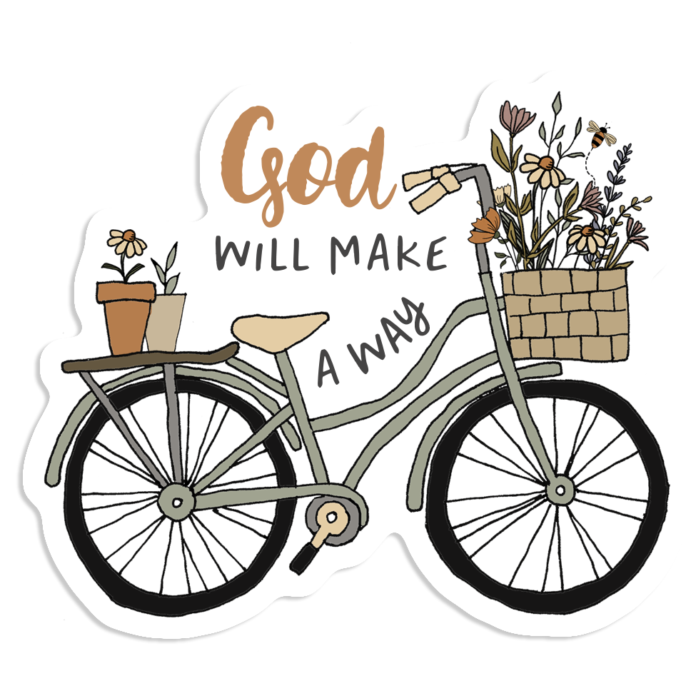 God Will Make A Way Bicycle Sticker
