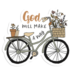 God Will Make A Way Bicycle Sticker
