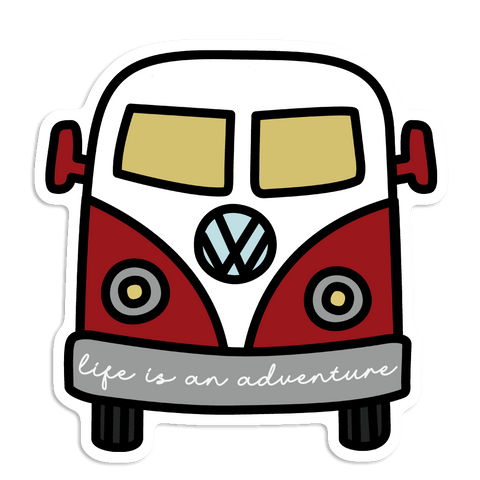 Life Is An Adventure Van Sticker